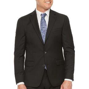 Van Heusen Men's Fit Suit Separates, Black, 46 Regular