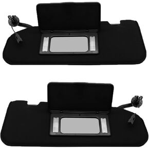 Sun Visors Compatible with C6 Corvette 2005-2013 Driver Passenger Side Sunshades Pair 8231006 23142243 23142245 15923886 15923882 15923888
