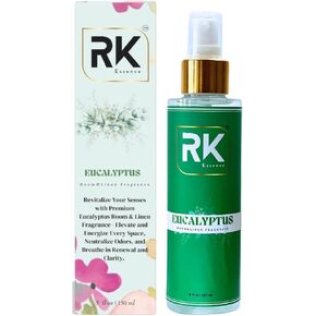 Eucalyptus Room & Linen Fragrance - Elevate, Energize, and Odor Eliminator, Breathe in Renewal and Clarity. Discover the Benefits - 150 ml | 5 Fl Oz