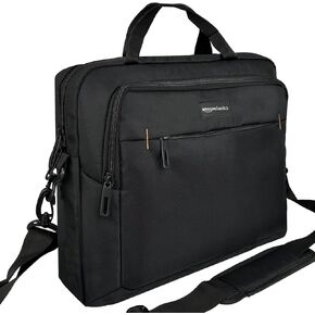 Amazon Basics Laptop Carrying Case Shoulder Strap, 15.6 inch, Black in Kuwait