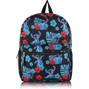 Disney Stitch Backpack for Girls, Boys, Toddler Backpack | Stitch Backpack for School | 16" Small Kids Bookbag Knapsack for Girls, Boys, Toddlers | Stitch Bag Cute Backpack