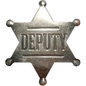 Sheriff Badges Police Badge Deputy Sheriff Badge Metal Sheriff Badge for Women and Adult Cowboy Party Decoration Badge, Western Cowboy Police Vest Badge Men Sheriff Badge