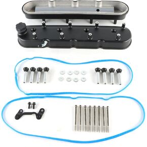 Valve Cover Kit 8082-1/241-112 Fits for 1999-2002 Camaro/Firebird LS1,for 2004-2006 GTO LS1/LS2,for 1999-2004 Corvette LS1/LS6,for 2005-2012 Corvette LS2/LS3/LS7 Valve Cover Aftermarket Parts