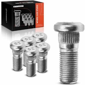 A-Premium 12PCS M12-1.25 Wheel Lug Studs Compatible with INFINITI QX4 & Nissan 200SX, 300ZX, Frontier, Maxima, Pathfinder, Pickup, Pulsar, Sentra, Xterra, 720, D21 12-PC Set