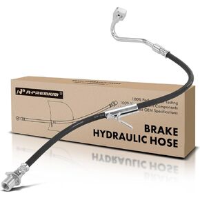 A-Premium Front Passenger Side Brake Hydraulic Hose Compatible with Select Chevy, GMC & Oldsmobile Models - Blazer/Jimmy 2000-2005, S10/ Sonoma 2000-2004, Bravaday 2000-2001 - Replace# 15158650