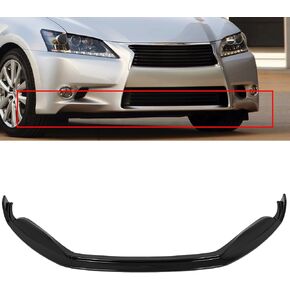 SCITOO Glossy Black Front Bumper Lip STP-Style Fits for 2013-2015 for Lexus for GS-Series Base PP Front Lip Spoiler