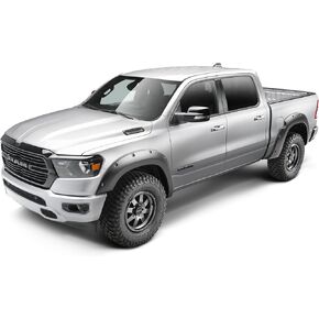 Bushwacker Extend-A-Fender Extended Front & Rear Fender Flares | 4-Piece Set, Black, Smooth Finish | 50904-02 | Fits 2002-2008 Dodge Ram 1500; 2002-2009 Ram 2500, 3500 W/ 6.5' or 8' Bed