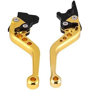 Motorcycle Clutch Lever, Motorcycle Break and Cutch Levers for Most Motorcycle Motorbike Pit Bike Moto (Gold) in Kuwait