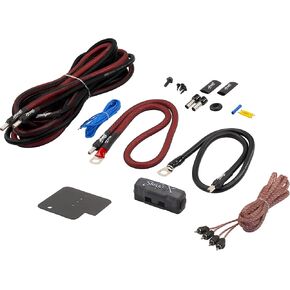 STINGER Complete Amplifier Wiring Kit for Jeep Wrangler Unlimited (2007-2022) & Jeep Gladiator JT (2020-2022) - 4 Gauge