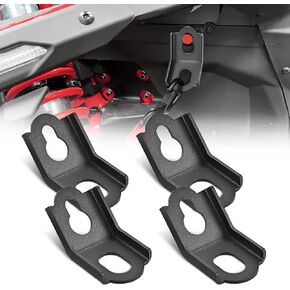 Frokom 4pcs Tie Down Brackets Hooks,X3 Tie Down Hooks Compatible with Can Am Maverick X3 MAX Turbo RS 2017-2023