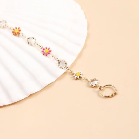 فاسق بوهو الأنف الدائري هوب مع سلسلة شرابة الحاجز وهمية حلقة الأذن إلى الأنف لا ثقب الأذن الكفة المجوهرات الهندية للنساء الفتيات in Kuwait