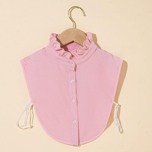 Fake Collar Detachable Collar Blouse Half Shirts Lace Decorate False Collar for Women & Girls Work Favors in Saudi Arabia