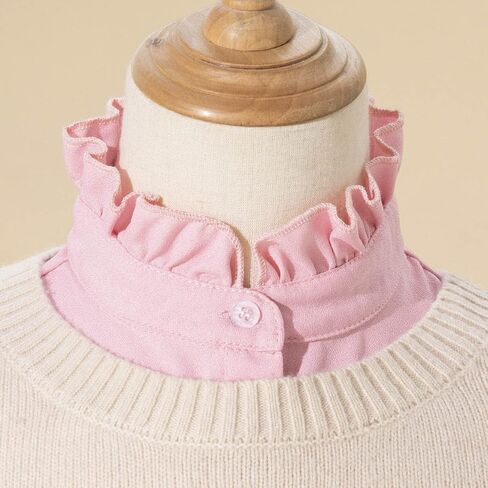 Fake Collar Detachable Collar Blouse Half Shirts Lace Decorate False Collar for Women & Girls Work Favors in Saudi Arabia