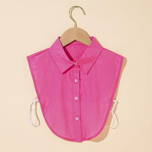 Fake Collar Detachable Collar Blouse Half Shirts Lace Decorate False Collar for Women & Girls Work Favors in Saudi Arabia