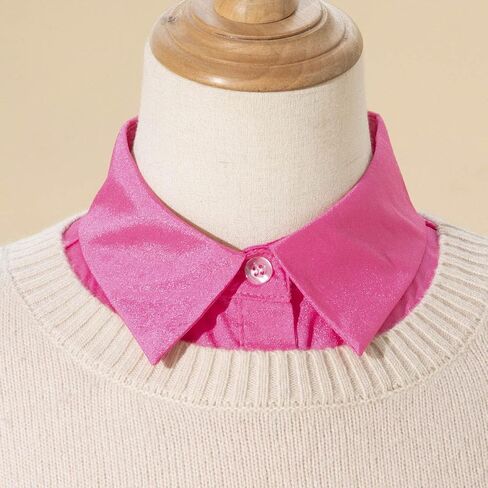 Fake Collar Detachable Collar Blouse Half Shirts Lace Decorate False Collar for Women & Girls Work Favors in Saudi Arabia