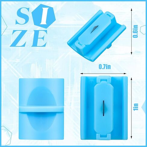 10 قطع من شفرات قطع الورق A5، شفرات بديلة لقطع الورق، شفرات تشذيب الورق، شفرات تشذيب الورق، إعادة الملء لقص الورق A5 (أزرق) in Kuwait