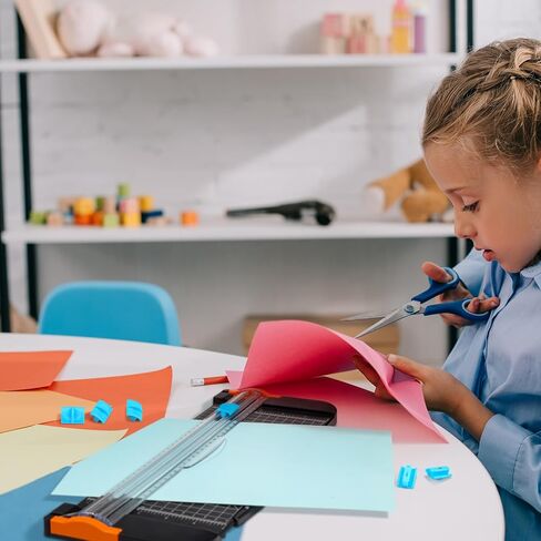 10 قطع من شفرات قطع الورق A5، شفرات بديلة لقطع الورق، شفرات تشذيب الورق، شفرات تشذيب الورق، إعادة الملء لقص الورق A5 (أزرق) in Kuwait