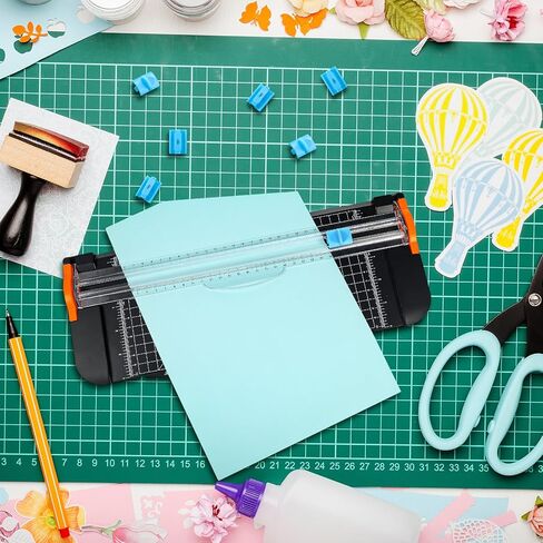 10 قطع من شفرات قطع الورق A5، شفرات بديلة لقطع الورق، شفرات تشذيب الورق، شفرات تشذيب الورق، إعادة الملء لقص الورق A5 (أزرق) in Kuwait