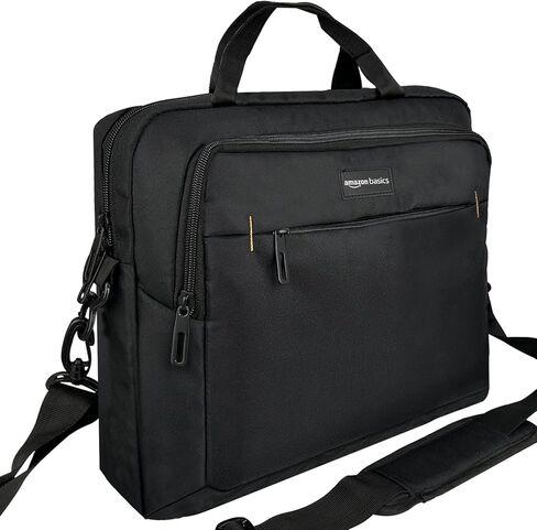 Amazon Basics Laptop Carrying Case Shoulder Strap, 15.6 inch, Black in Kuwait