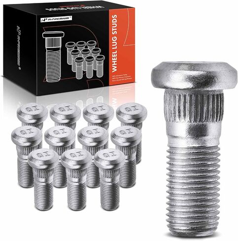 12 قطعة من مسامير العجلات M12-1.25 A-Premium متوافقة مع INFINITI QX4 وNissan 200SX، 300ZX، Frontier، Maxima، Pathfinder، Pickup، Pulsar، Sentra، Xterra، 720، D21 مجموعة مكونة من 12 قطعة in Saudi Arabia