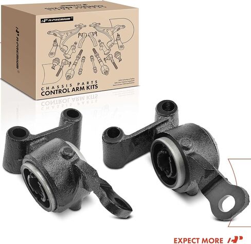 A-Premium 2 × طقم جلبة ذراع التحكم الأمامي السفلي والخلفي، متوافق مع Mini Cooper 2002 2003 2004 2005 2006 2007 in Saudi Arabia