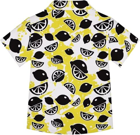 Unique Hawaiian Shirt for Boys V Neck Button Down Cute Summer Tropical Shirts Kids Beach Outfits in Kuwait