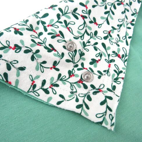 HonestBaby Multipack Reversible Bandana Drool Bibs Burpcloths Adjustable Snaps 100% Organic Cotton (Legacy) in Saudi Arabia