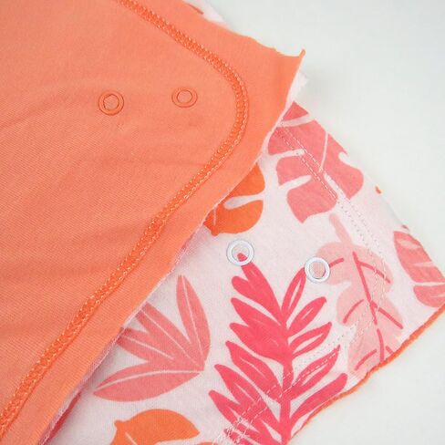HonestBaby Multipack Reversible Bandana Drool Bibs Burpcloths Adjustable Snaps 100% Organic Cotton (Legacy) in Saudi Arabia