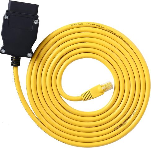 Enet OBD2 Cable for BMW F- Series Coding, ENET Cable RJ45 Compatible with E-SYS ICOM ISTA+ Bootmod3 Bimmercode OBD Cable, 6.6ft/2M in Saudi Arabia