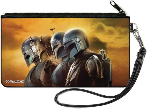Buckle-Down Star Wars Wallet, Zip Clutch, The Mandalorian Series Poster Group Pose Clouds, Canvas in Saudi Arabia