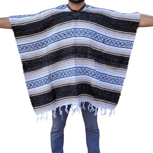 Gamboa Mexican Ponchos for Men Sarape Pancho Men Sarapes Mexicanos Costume Outfit Poncho Hombre in Saudi Arabia