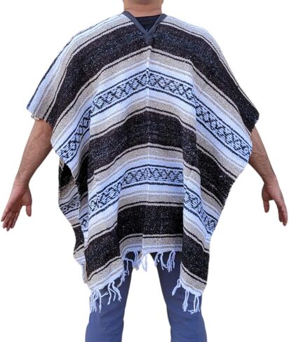 Gamboa Mexican Ponchos for Men Sarape Pancho Men Sarapes Mexicanos Costume Outfit Poncho Hombre in Saudi Arabia
