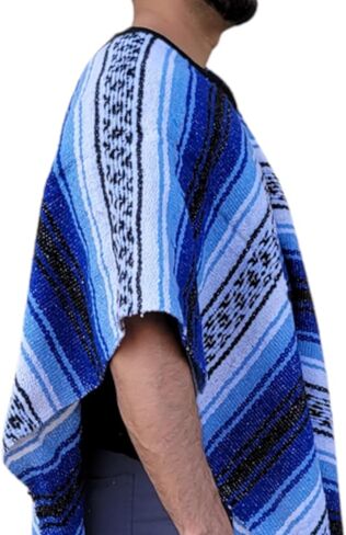 Gamboa Mexican Ponchos for Men Sarape Pancho Men Sarapes Mexicanos Costume Outfit Poncho Hombre in Kuwait