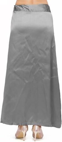 LAPSHA'S Saree Petticoat Satin Fine Stitched Adjustable Waist Saree Underskirt Lining Skirt in Saudi Arabia