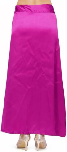 LAPSHA'S Saree Petticoat Satin Fine Stitched Adjustable Waist Saree Underskirt Lining Skirt in Saudi Arabia