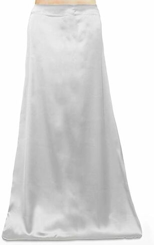 LAPSHA'S Saree Petticoat Satin Fine Stitched Adjustable Waist Saree Underskirt Lining Skirt in Saudi Arabia