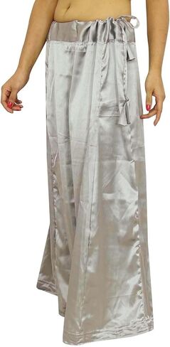 LAPSHA'S Saree Petticoat Satin Fine Stitched Adjustable Waist Saree Underskirt Lining Skirt in Saudi Arabia