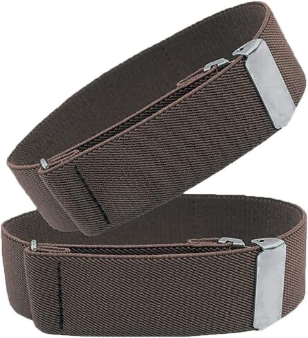 Chendvol 2 Pieces Men's and Women's Elastic Armbands Adjustable Shirt Garters Sleeve Holders in Saudi Arabia