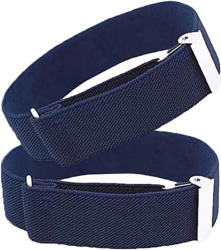 Chendvol 2 Pieces Men's and Women's Elastic Armbands Adjustable Shirt Garters Sleeve Holders in Saudi Arabia