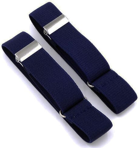 Chendvol 2 Pieces Men's and Women's Elastic Armbands Adjustable Shirt Garters Sleeve Holders in Saudi Arabia