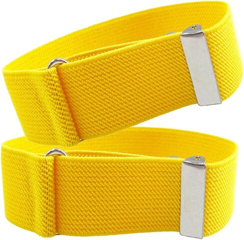 Chendvol 2 Pieces Men's and Women's Elastic Armbands Adjustable Shirt Garters Sleeve Holders in Saudi Arabia
