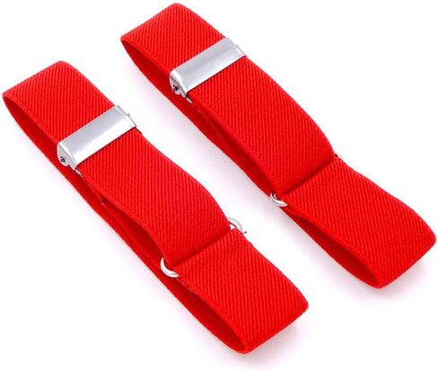 Chendvol 2 Pieces Men's and Women's Elastic Armbands Adjustable Shirt Garters Sleeve Holders in Saudi Arabia