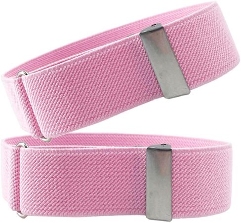 Chendvol 2 Pieces Men's and Women's Elastic Armbands Adjustable Shirt Garters Sleeve Holders in Saudi Arabia