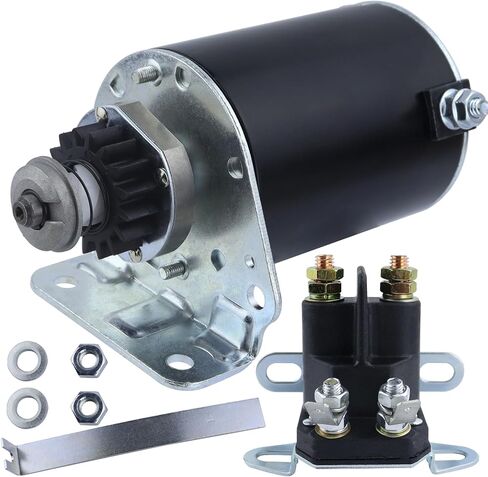 Starter Motor for Briggs & Stratton 5HP-22HP Engines 497594 497595 390838 391423 392749 394805, for John Deere LG497595 AM37352 AM39137 MIU13772, for Cub Cade Toro in Saudi Arabia