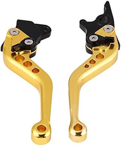 Motorcycle Clutch Lever, Motorcycle Break and Cutch Levers for Most Motorcycle Motorbike Pit Bike Moto (Gold) in Saudi Arabia