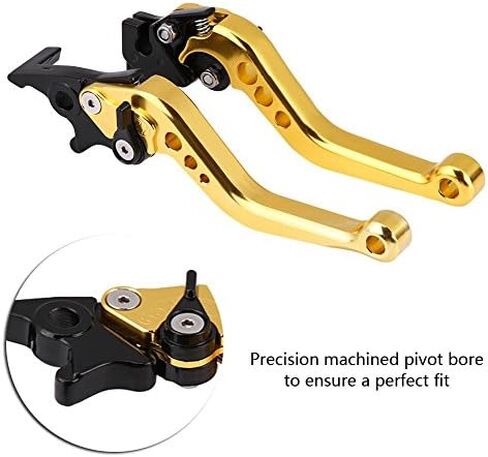 Motorcycle Clutch Lever, Motorcycle Break and Cutch Levers for Most Motorcycle Motorbike Pit Bike Moto (Gold) in Saudi Arabia