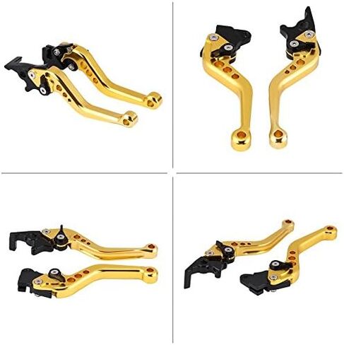 Motorcycle Clutch Lever, Motorcycle Break and Cutch Levers for Most Motorcycle Motorbike Pit Bike Moto (Gold) in Saudi Arabia