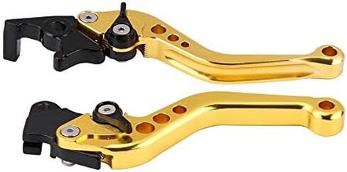 Motorcycle Clutch Lever, Motorcycle Break and Cutch Levers for Most Motorcycle Motorbike Pit Bike Moto (Gold) in Saudi Arabia