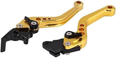 Motorcycle Clutch Lever, Motorcycle Break and Cutch Levers for Most Motorcycle Motorbike Pit Bike Moto (Gold) in Saudi Arabia