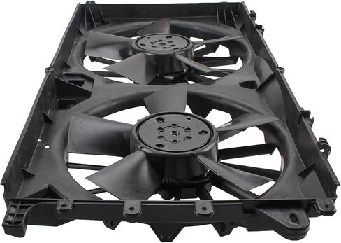 AUTOKAY Cooling Fan Assembly, Radiator Condenser Compatible with Ford F-150 2018 2019 2020 2.7L HL3Z8C607D, Back in Saudi Arabia